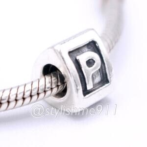 Authentic PANDORA Retired Alphabet Letter P